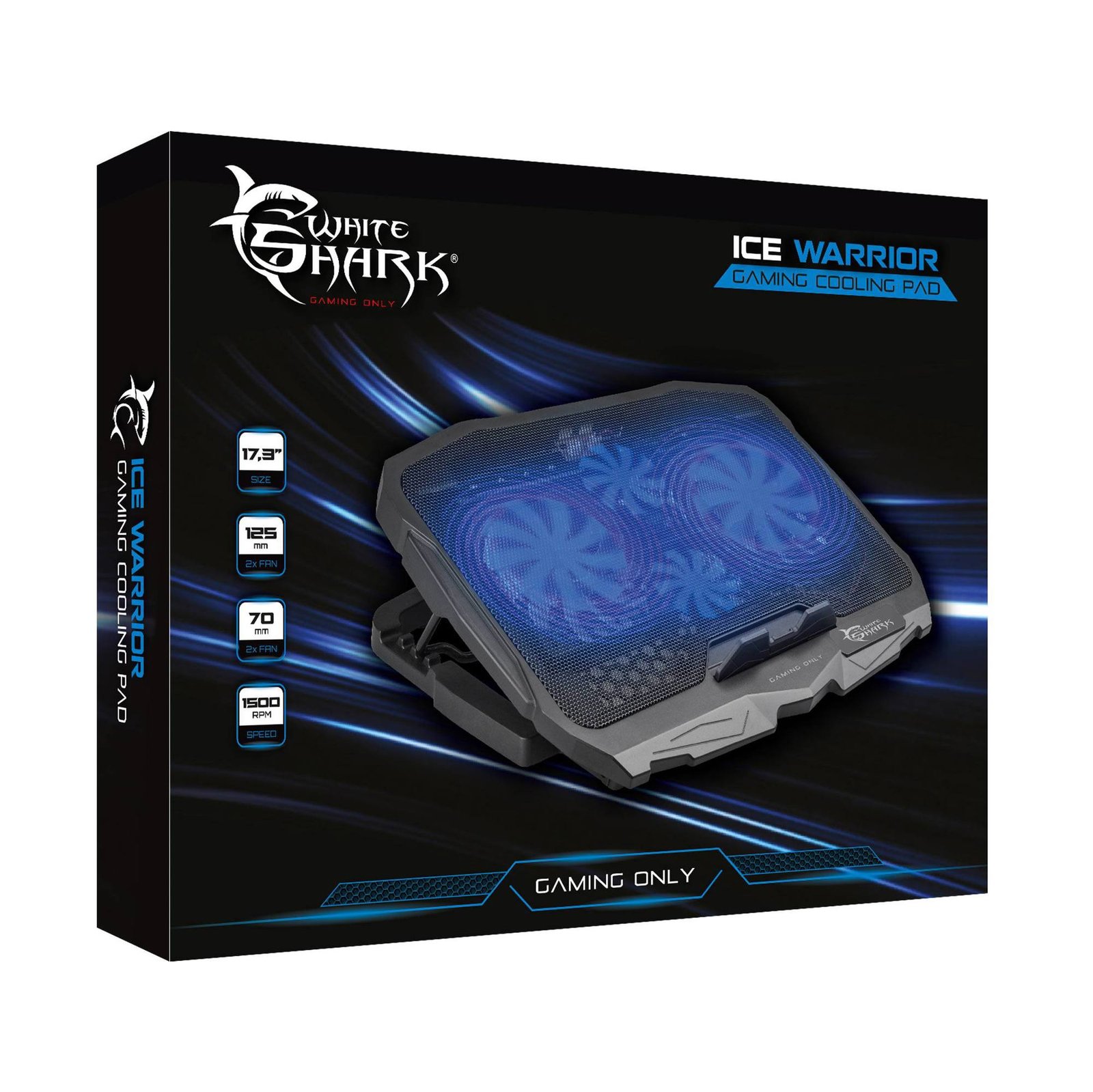 Hladnjak za notebook White Shark GCP-25 ICE WARRIOR / 4 vent.