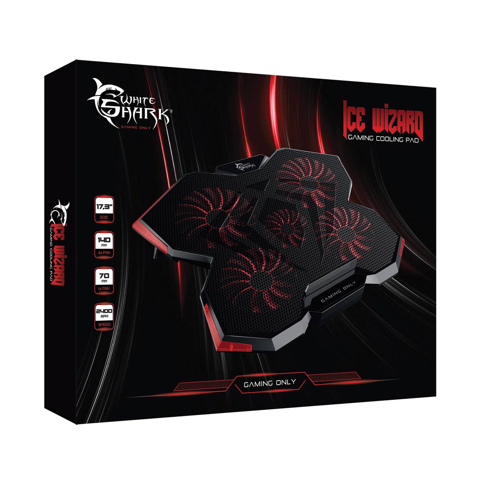 Hladnjak za notebook White Shark GCP-29 ICE WIZARD / 5 fans