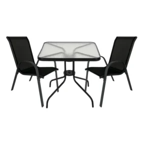 Expert baštenska garnitura SET 8 Valencia sto 60 x 60 x 70 cm i 2 stolice