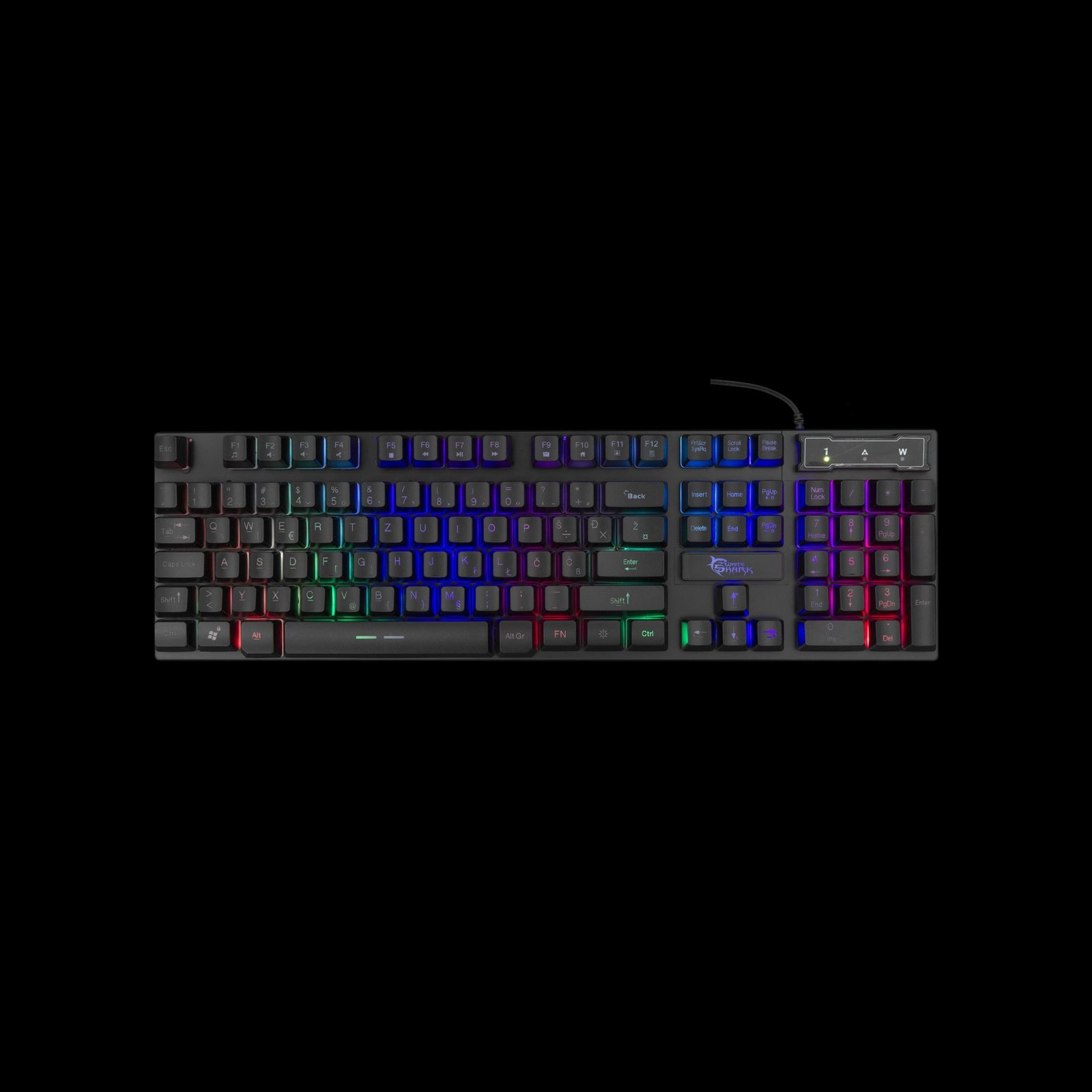 Tastatura + miš + podloga + slušalice White Shark GC-4104 COMANCHE-3 - 4in1 HR