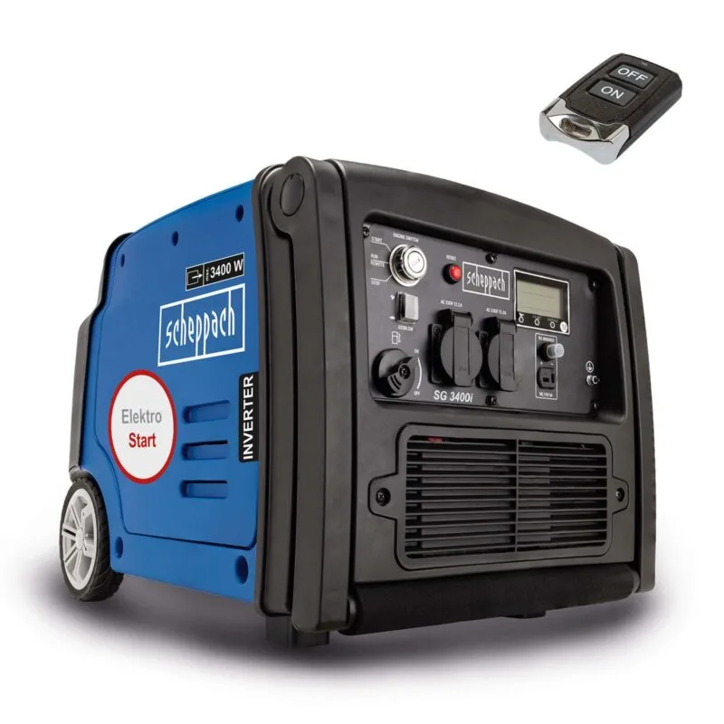 Scheppach inverterski tihi agregat za struju SG3400i 3kW 230 V