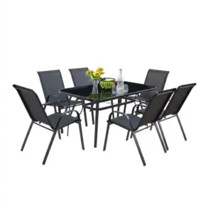Expert baštenska garnitura SET 6 Valencia sto 150 x 90 x 70 cm i 6 stolica